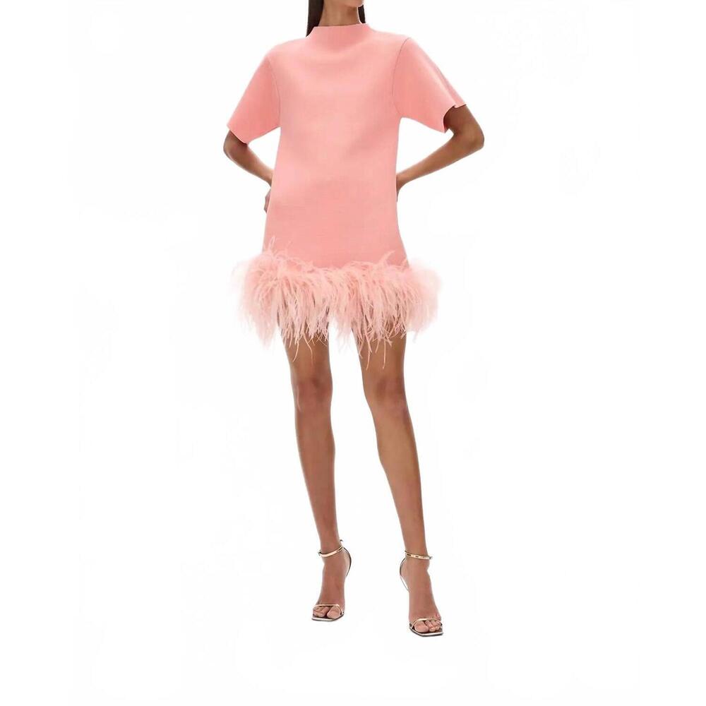 NEW RACHEL GILBERT rita mini dress in peach - Picture 4 of 4